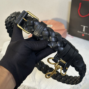 miumiu 3.4cm woven leather belt