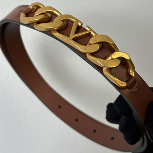 valentino 2.0cm vlogo chain signature belt