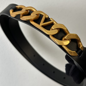 valentino 2.0cm vlogo chain signature belt