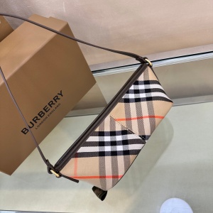 burberry vintage check cotton shoulder bag