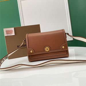 burberry topstitched leather note crossbody bag
