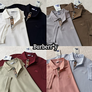 burberry cotton polo shirt