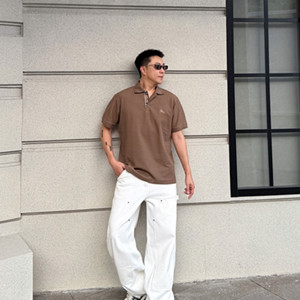 burberry cotton polo shirt