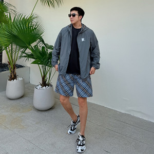 burberry nylon hooded jacket