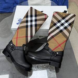 9A+ quality burberry saddle low boots shoes