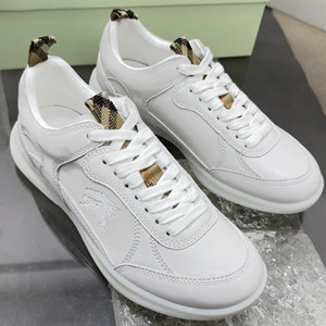9A+ quality burberry leather matrix sneakers shoes