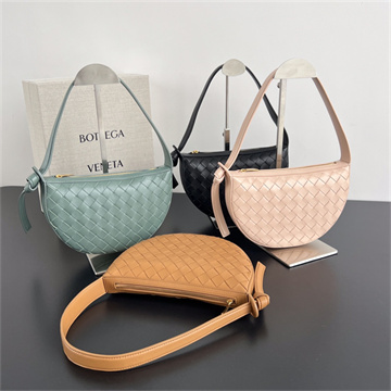 bottega veneta sunrise intreccio leather shoulder bag #763747