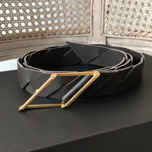 bottega veneta 30mm calfskin belt