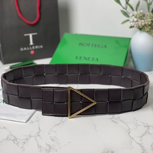 bottega veneta intreccio leather belt