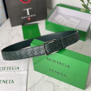 bottega veneta 3.5cm intreccio calfskin belt