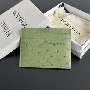 bottega veneta ostrich credit card case #743209