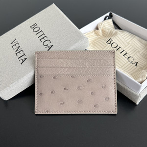 bottega veneta ostrich credit card case #743209