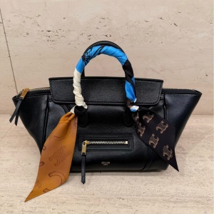 celine new luggage in supple shiny lambskin