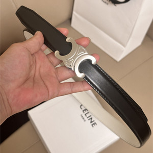 celine 2.5cm triomphe belt