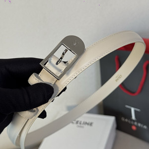 celine 1.8cm taurillon leather belt