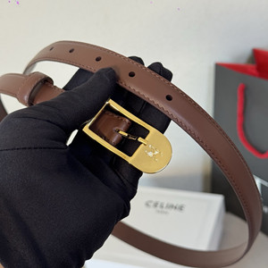 celine 1.8cm taurillon leather belt