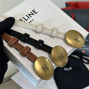 celine 1.3cm thin plate belt