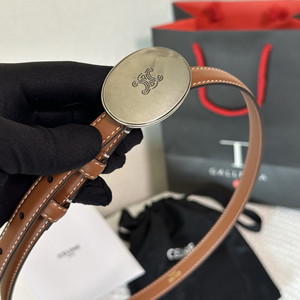 celine 1.3cm thin plate belt