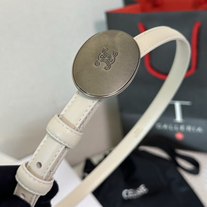 celine 1.3cm thin plate belt