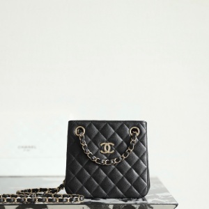 chanel 25c pre-fall mini double chain tote bag