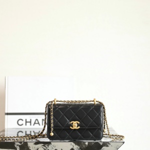 chanel 25s spring-summer double pearl flap small bag