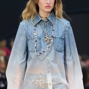 chanel enamel cross necklace