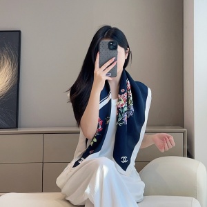 9A+ quality chanel scarf 90x90cm