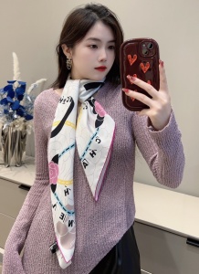 9A+ quality chanel scarf 90x90cm