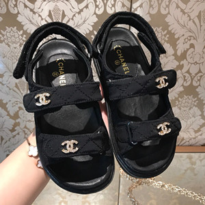 chanel children's sandals shoes