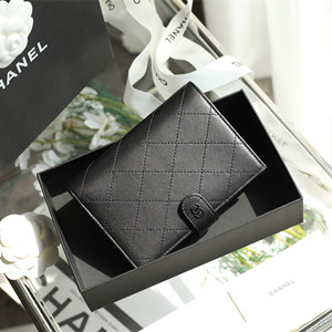 chanel passport holder
