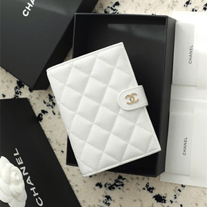 chanel passport holder