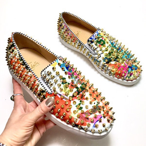 christian louboutin roller-boat women's/men's flat shoes