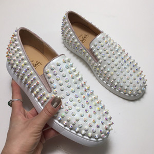 christian louboutin roller-boat women's/men's flat shoes