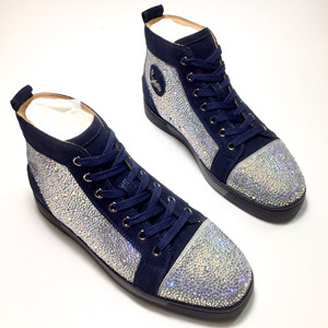 christian louboutin louis p strass women's/men's flat shoes