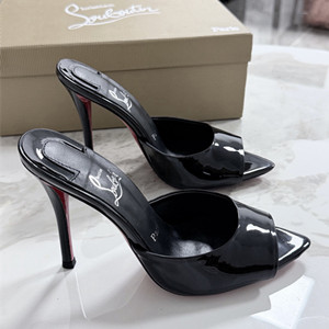 christian louboutin miss z mule shoes