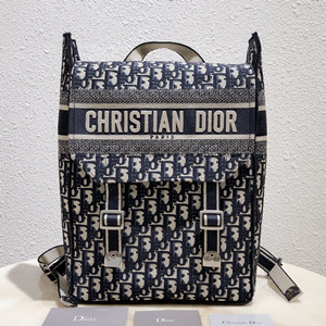 dior embroidered canvas backpack