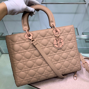 dior lady dior ultra-matte tote bag