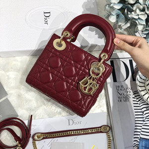 dior mini lady classic lambskin bag