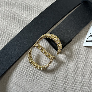 dior 3.0cm caro calfskin belt