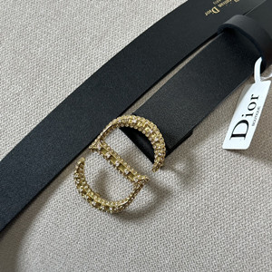 dior 3.0cm caro calfskin belt