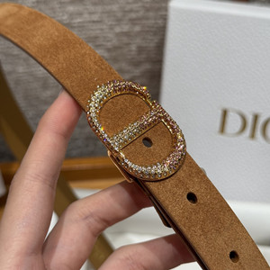dior 2.0cm calfskin belt