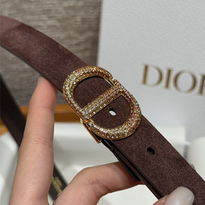 dior 2.0cm calfskin belt
