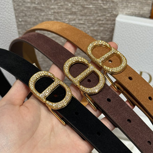 dior 2.0cm calfskin belt