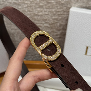 dior 2.0cm calfskin belt