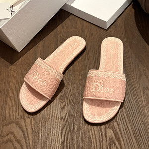 dior dentelle slide shoes