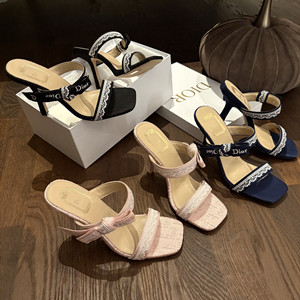 dior 10cm heeled sandal with j'adior straps