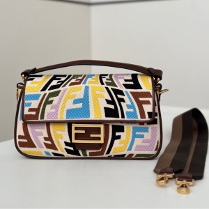 fendi baguette fisheye ff jacquard medium bag #8381