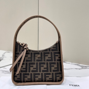 fendi ff jacquard mini hobo bag #80165
