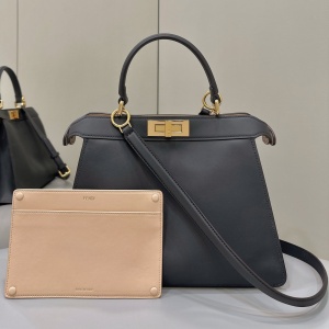 fendi peekaboo i see u medium leather handbag #70193