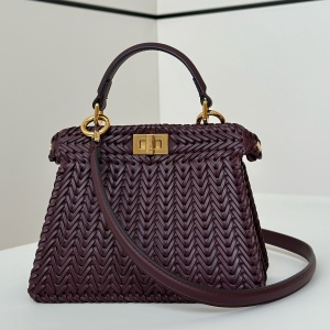 fendi peekaboo iseeu small woven handbag #80138s